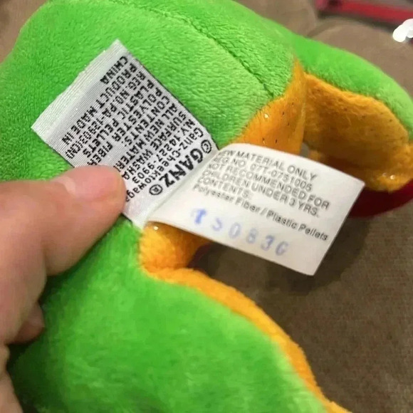 Ganz Webkinz Tree Frog Plush - Picture 3 of 4